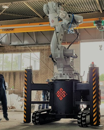 自走式建築用3Dプリンター「RC 3Dp」