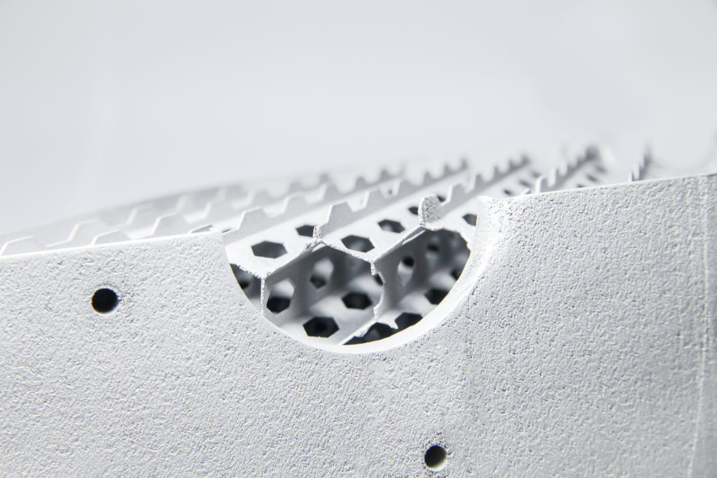 3D printed honeycomb-like structure