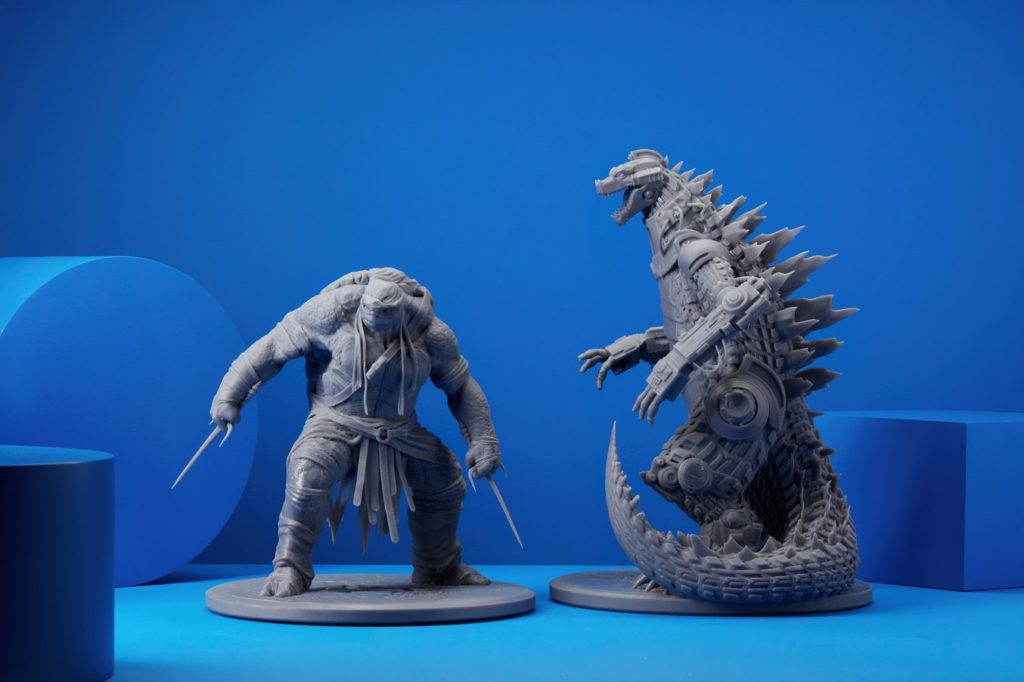 Form 3Lにて出力した高精度の3D印刷物