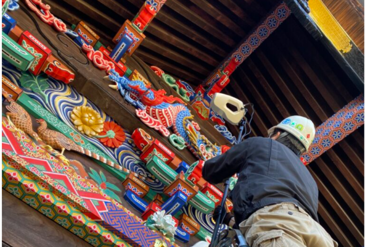 秩父神社の「つなぎの龍」