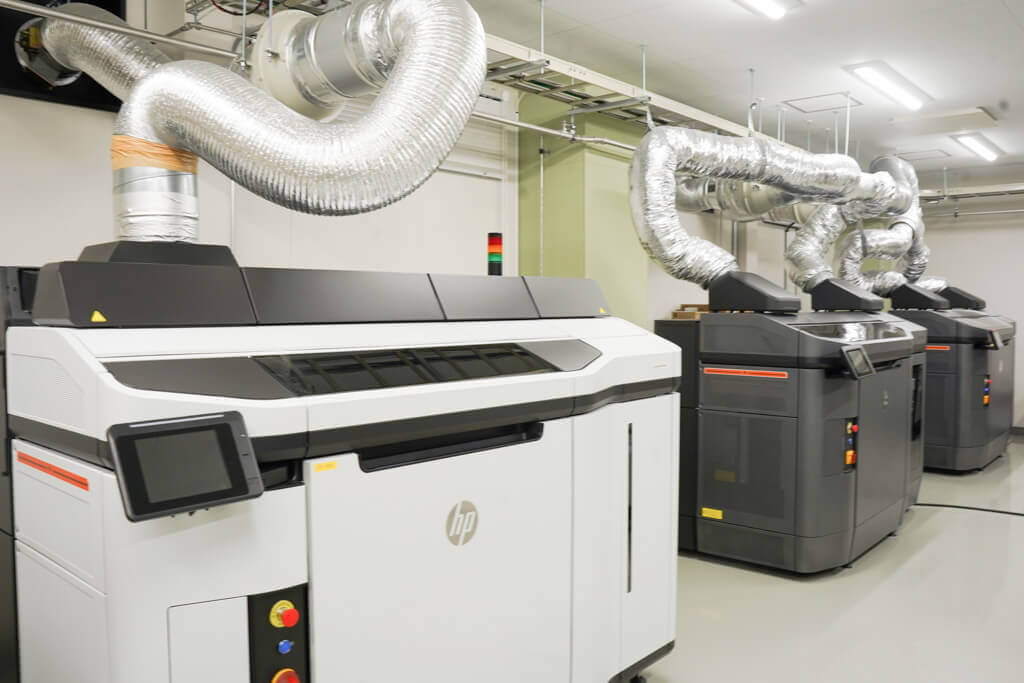 八十島プロシード 量産性能の高いHP社製の3Dプリンター
