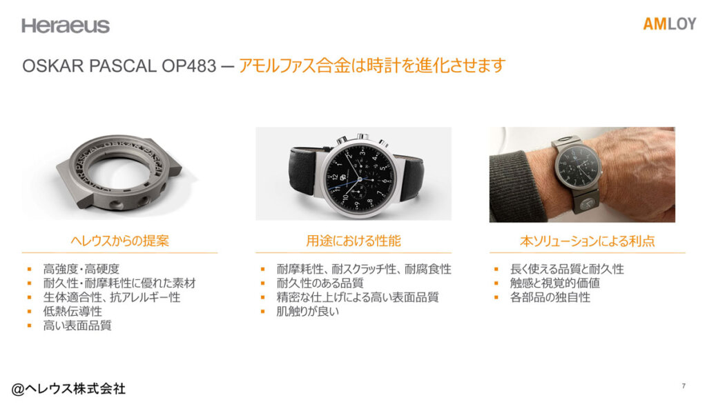 アモルファス合金とライフスタイル分野