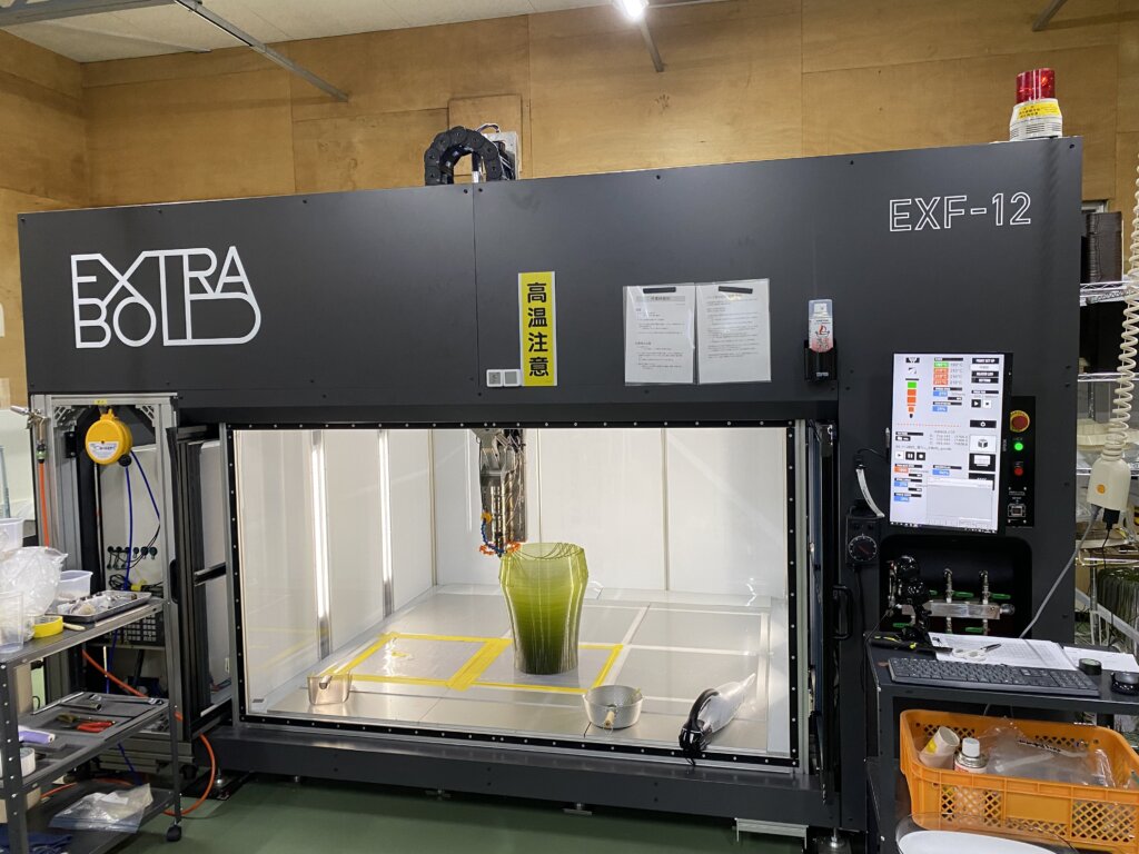 ExtraBoldのペレット式3Dプリンター