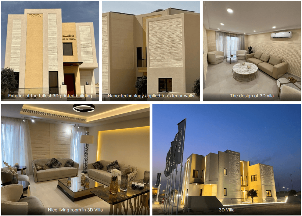 3D Villaの外装・内装 (画像出典: Dar Al Arkan)