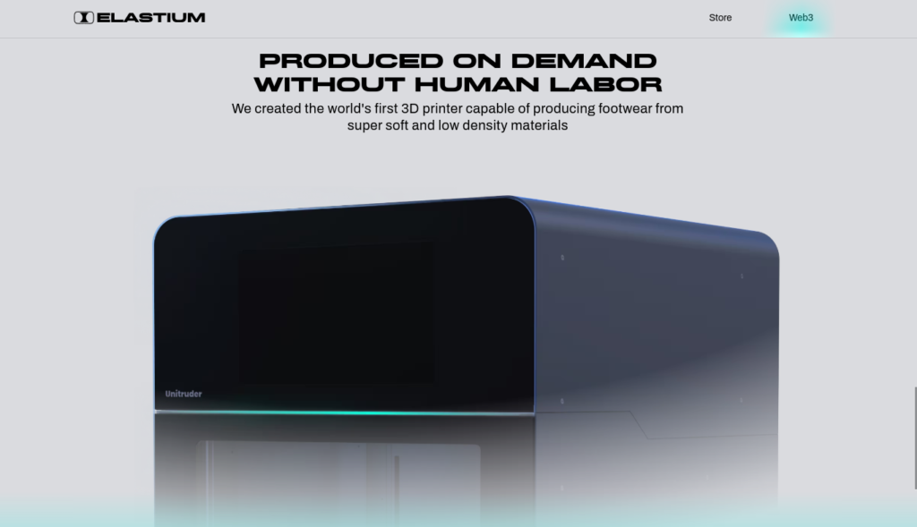 製造に活用されるペレット式3Dプリンター「unitruder」(出典: ELASTIUM社)