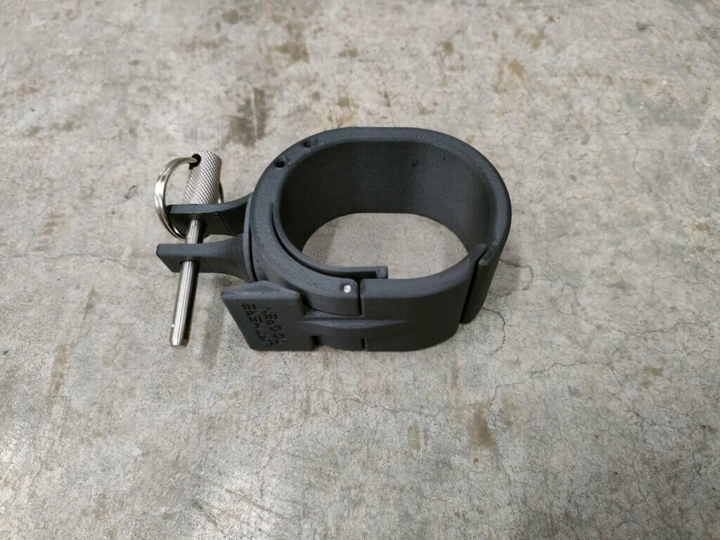 3DPS社が設計開発したカラビナ／出典：3D-Printing-Corporation