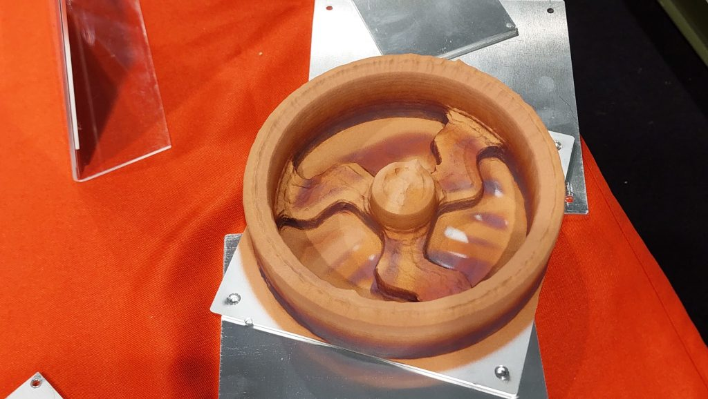 「 XSPEE3D」で印刷された銅製ホイール／出典：SPEE3D社
