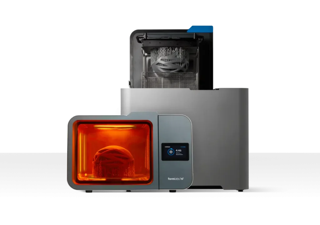 Form3L専用の洗浄機と硬化機(出典:formlabs)