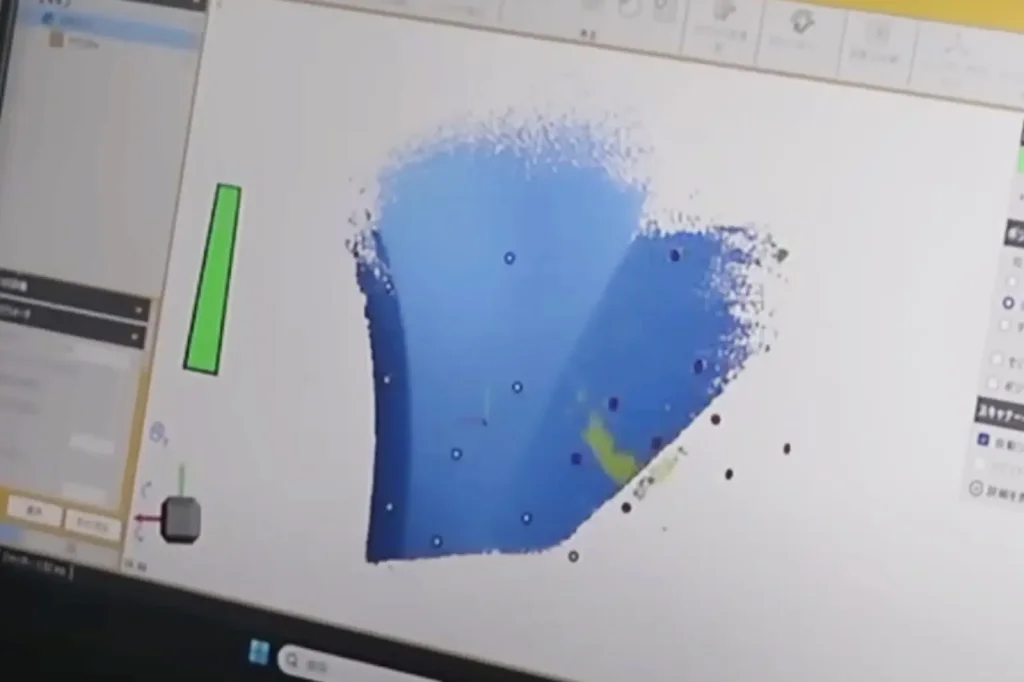 スキャンして取り込んだデータ