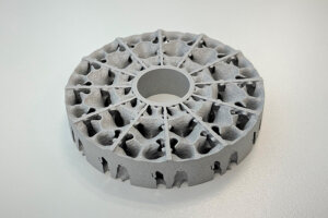 バインダージェット方式で造形されたモデル