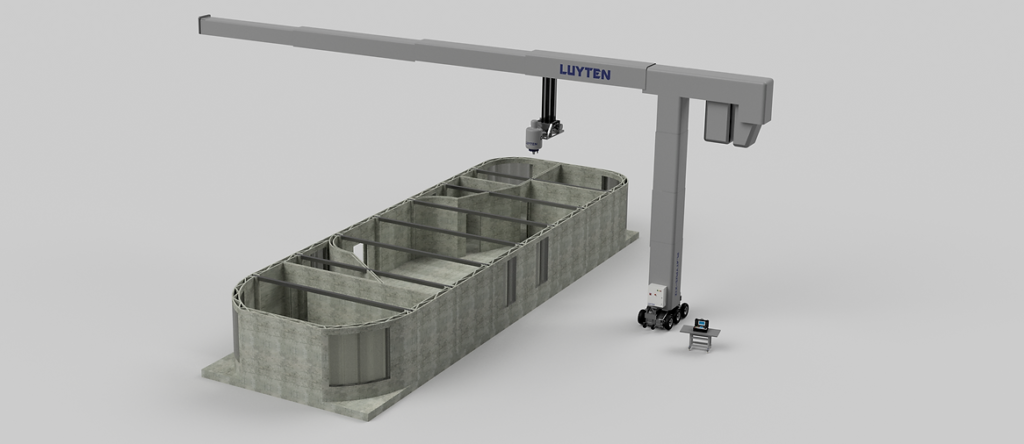 LUYTEN社の建設用3Dプリンターの一例