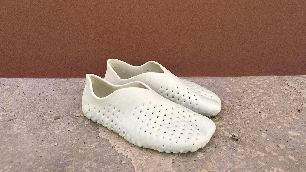 VivobarefootとBalenaの3Dプリントスニーカー「着色前」