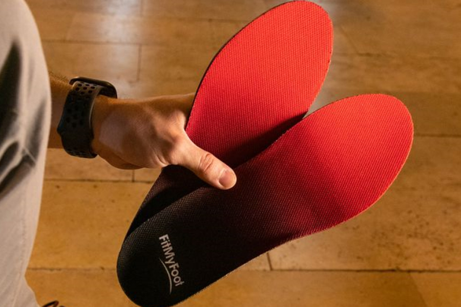 FitMyFoot社による3Dプリントインソール。