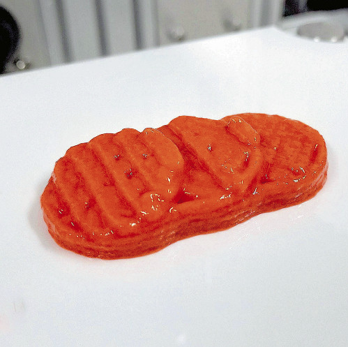 フード3Dプリンターで作った「野菜」のニンジン