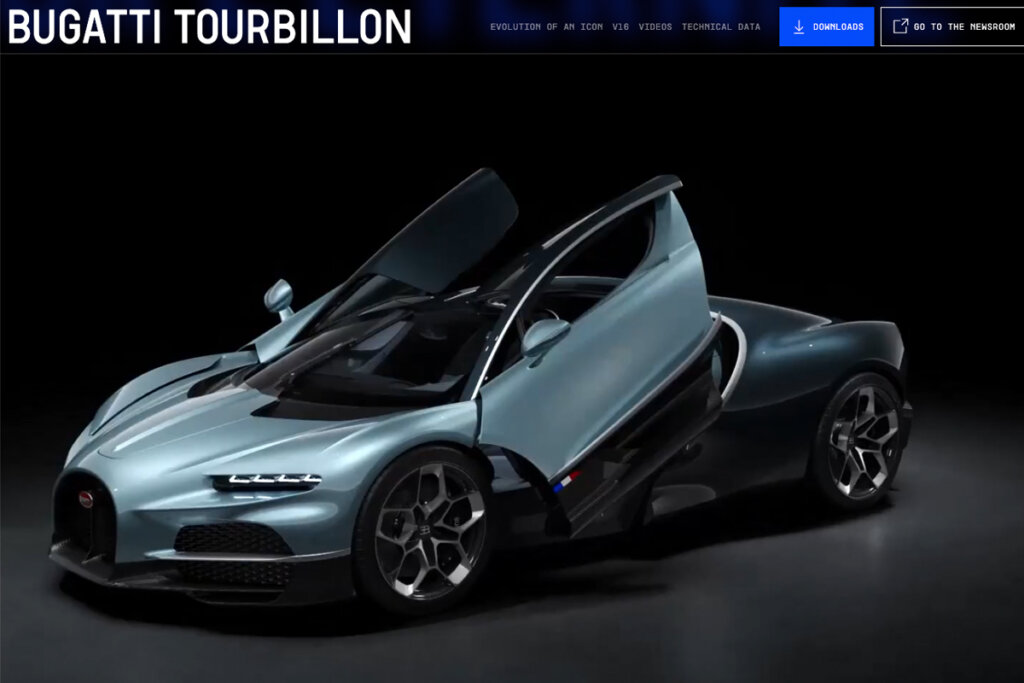 ブガッティ社の「Tourbillon」